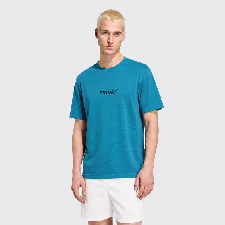 Friday Performance Tee - Turquoise
